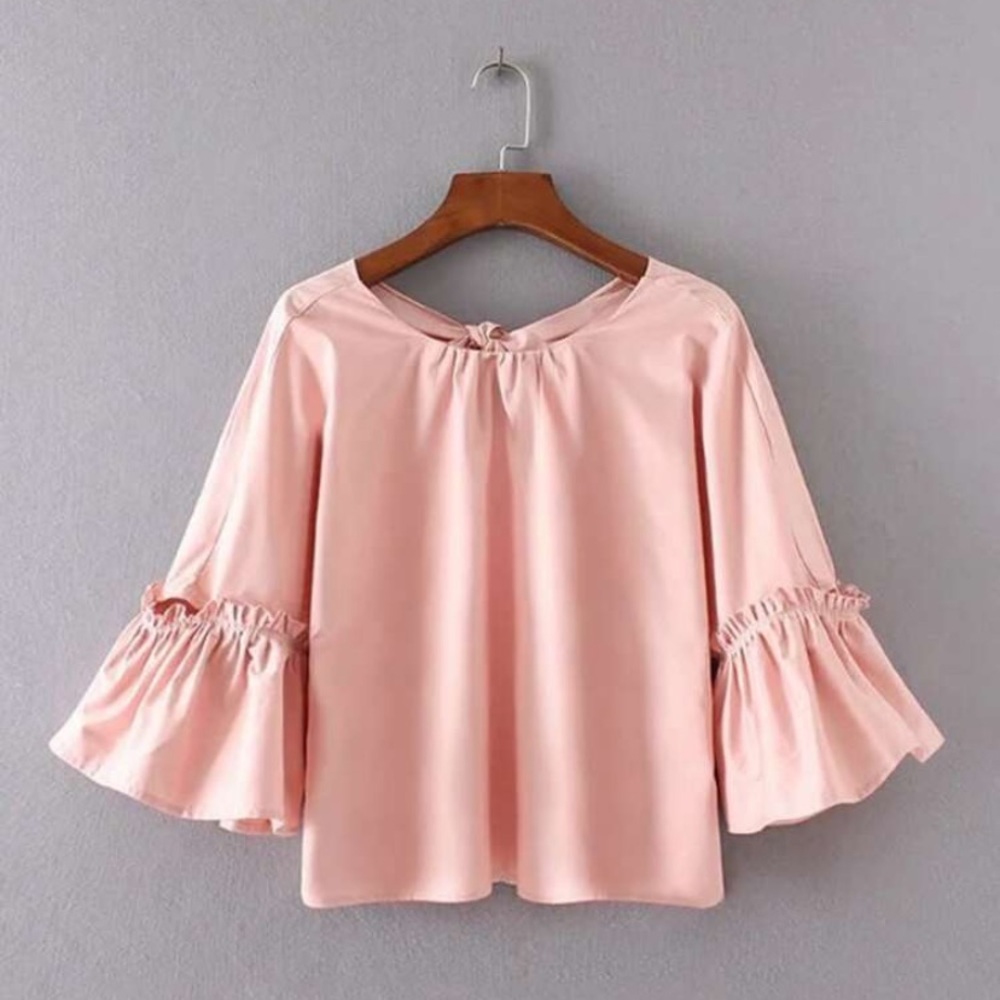 Zara pink top blouse